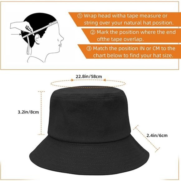 BUCKET Hat for Women Teens Travel Summer I Taco & Cactus - Picture 5 of 6